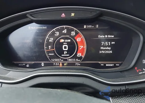 2019 Audi Sq5 3.0T Premium from USA, damaged, VIN WA1B4AFYXK2086144